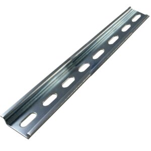 PR005 35mm x 7.5mm Slotted DIN Rail | 454mm (17.88") | TH35-7.5 Steel Rail | Open Ends | RoHS Compliant | Sold as a PACK OF 10
