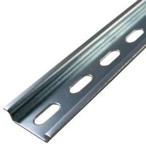 PR005 35mm x 7.5mm Slotted Mounting Track DIN Rail | 1000mm (39.4") | TH35-7.5 Steel Rail | RoHS Compliant | Sold as a PACK OF 10