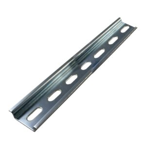 PR005 35mm x 7.5mm Slotted DIN Rail | 175mm (6.88") | TH35-7.5 Steel Rail | OPEN ENDS | RoHS Compliant | Sold as a PACK OF 10